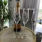 Personalised Engagement Champagne Flutes