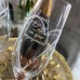 Personalised Engagement Champagne Flutes