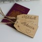 Wooden Luggage Tags - Set of Two