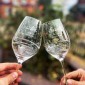 Diamante Wine Glasses - Set of Two