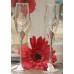 Engraved Personalised Bride and Groom Champagne Glassses