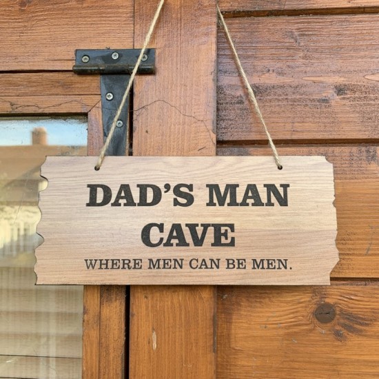 Dads Man Cave Sign