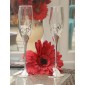 Engraved Personalised Bride and Groom Champagne Glassses