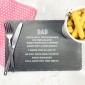 Funny Dad Slate Table Placemat 