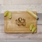 Personalised Mr and Mrs Wooden Chopping Board Free Engraving