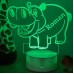 Hippo Night Light Personalised