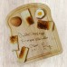 Dippy Egg Board - With Drawing or Child's Own Handwriting