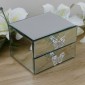 Personalised Glass Jewellery Box With Butterfly Draw Handles