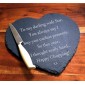 Engraved Slate Cheese Board Engraved With A Personalised Message