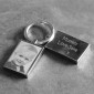 Photo Engraved Keyring With Childs Drawing