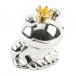 Silver Plated Frog Money Box