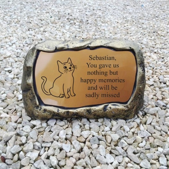 Cat Memorial Stone