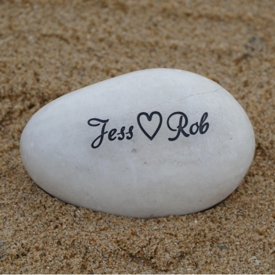 Couple's Name Pebble