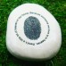 Engraved Finger Print Pebble