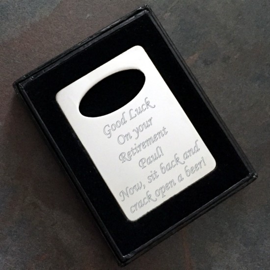 Engraved Fridge Magnet & Bottle Opener