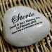 Engraved Pebble Wedding Favours