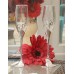 Engraved Personalised Bride and Groom Champagne Glassses