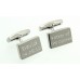 Engraved Rectangle Cufflinks