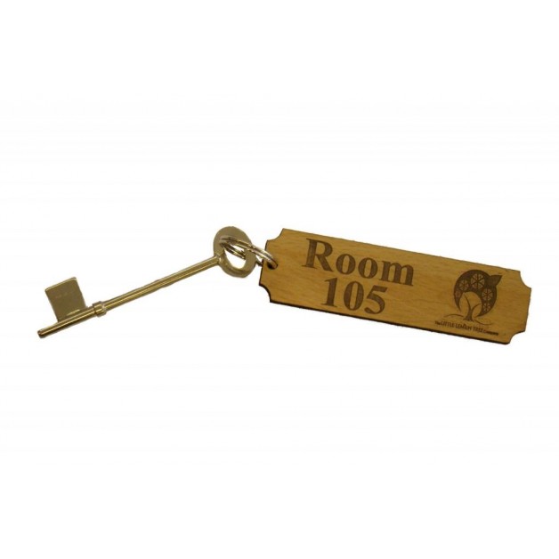 Engraved Wooden Key Tags