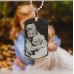 Mens Photo Necklace, Photo Engraved Dog Tag