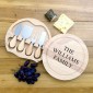 Personalised Cheese Board And Knife Gift Set
