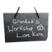 Personalised Hanging Slate Plaque Engraved In Your Own Handwriting