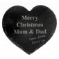 Personalised Heart Shaped Slate Placemats