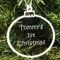 Personalised My First Christmas Bauble