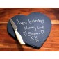 Personalised Slate Heart Cheeseboard Engraved In Your Own Handwriting