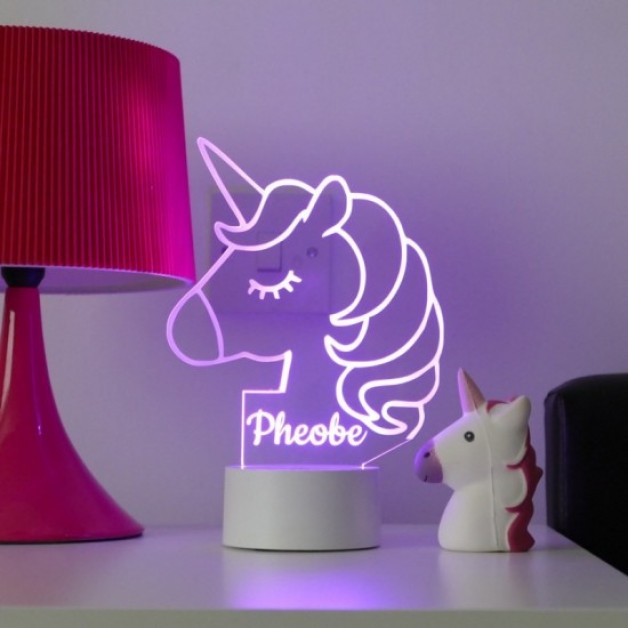 Personalised Unicorn Night Light