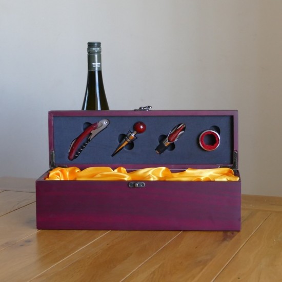 Personalised Wine Box Set, Engraved to your requirements