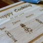 Personalised Wooden Chopping Board Engraved In Your Own Handwriting