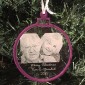 Photo Engraved Bauble With Personalised Message