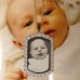 Photo Engraved Necklace | Diamante Dog Tag Photo Pendant