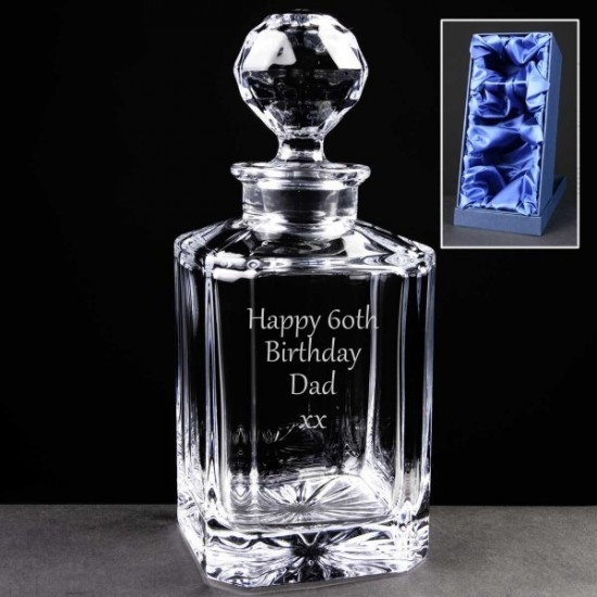 Regal Square Spirit Crystal Decanter