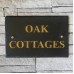 Rough Edged Slate House Sign Deep Engraved With House Name or Number 300mm x 200mm