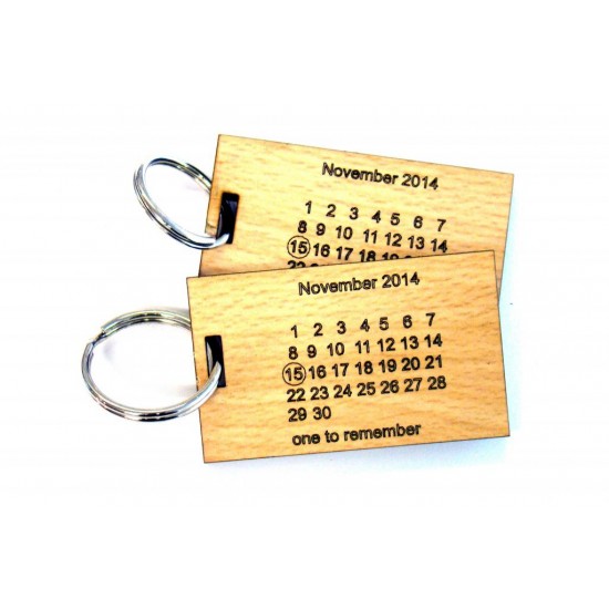 Save The Date Key Rings