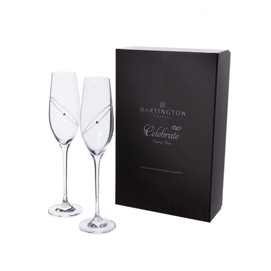 Personalised Silver Celebration Champagne Flutes