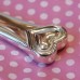 Silverplated Love Heart Cake Knife | Wedding Cake Knife