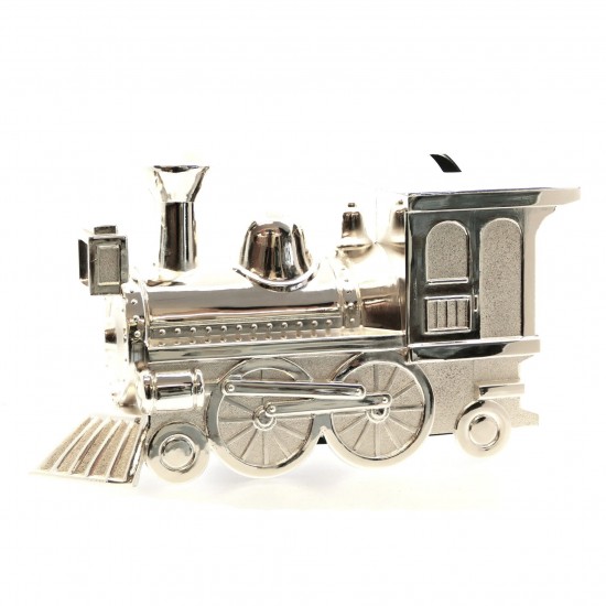 Silverplated Train Money Box