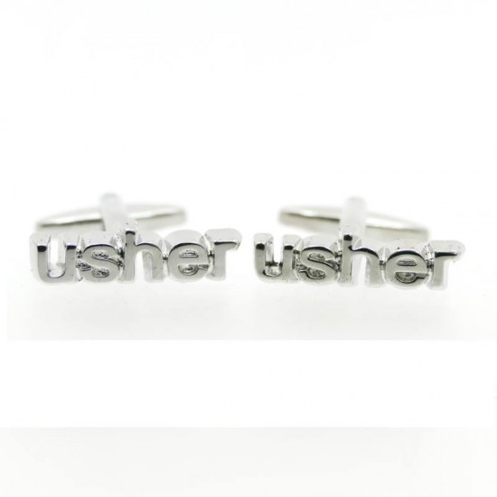 Silverplated Usher Cufflinks