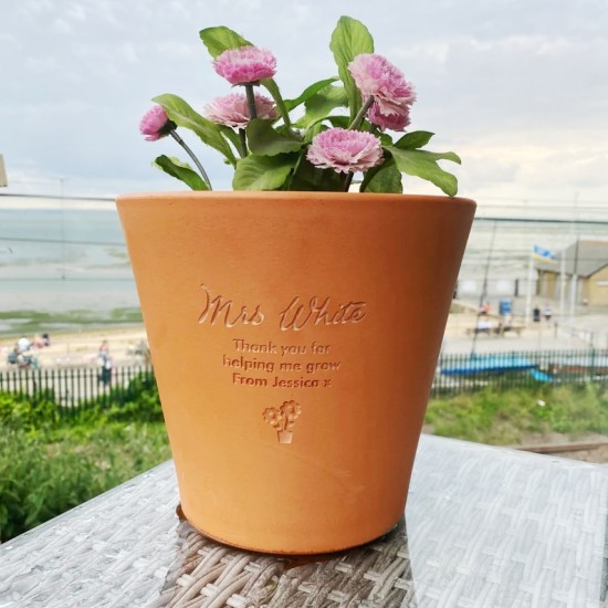 Personalised Teacher's Flower Pot